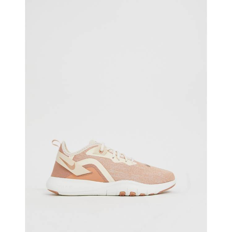 Nike training flex 2025 trainers in rose gold