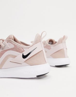 Nike Training Flex trainers in rose gold