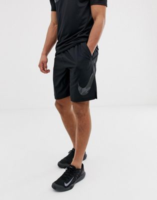 black camo nike shorts