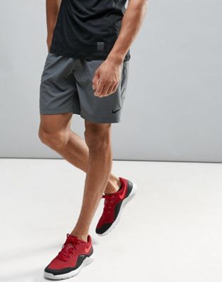 Nike Training Flex Woven Shorts In Grey 