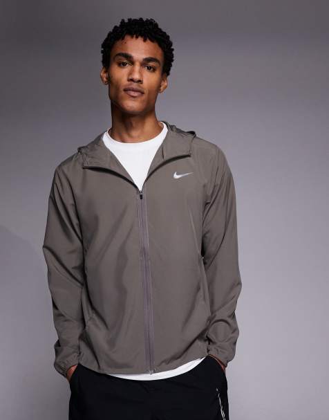 Nike Training – Form Dri-FIT – Grå jacka med dragkedja - view 1