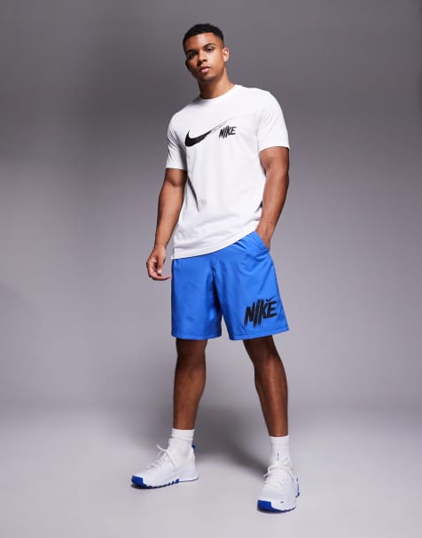 Nike Training - Form - Short 9 pouces en tissu Dri-FIT - Bleu - view 1