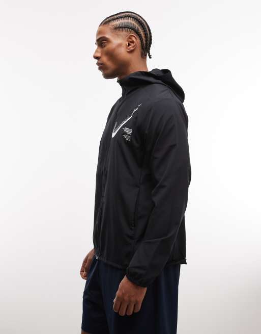 Nike Training Form zip up hoodie in black , 3 of 5