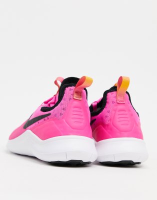 bright pink sneakers