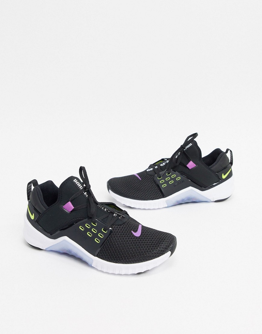 Nike Training - Free Metcon 2 - Sorte sneakers