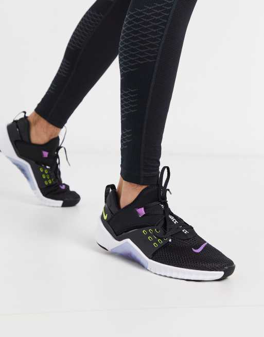 Nike free x cheap metcon 2 black purple