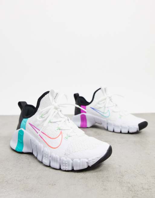 Nike Training Free Metcon 3 sneakers in white