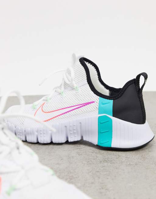 Nike Training Free Metcon 3 sneakers in white ASOS