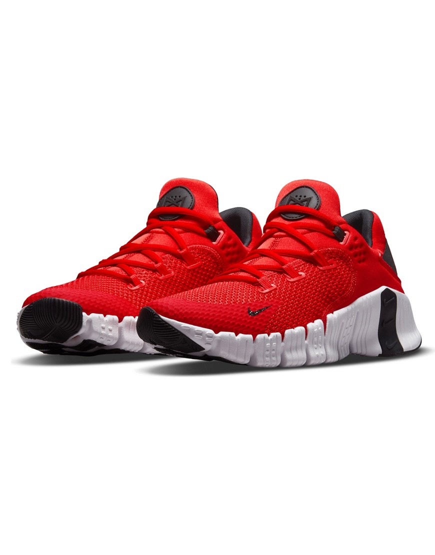 Nike Training Free Metcon 4 sneakers in chile red - RED