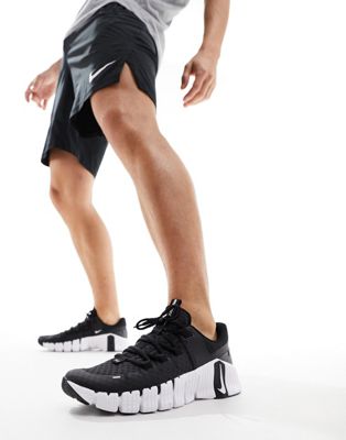  Nike Training Free Metcon 5 trainers in black and white - ASOS Price Checker
