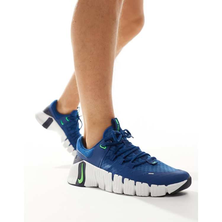 Nike Training Free Metcon 5 trainers in blue ASOS