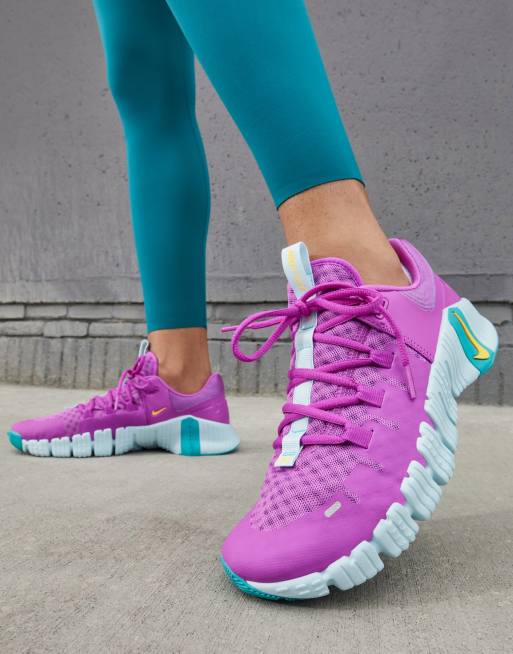 Nike free purple best sale