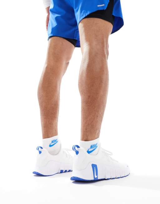 Nike Training – Free Metcon 6 – Sneaker in Weiß und Blau, 4 von 5