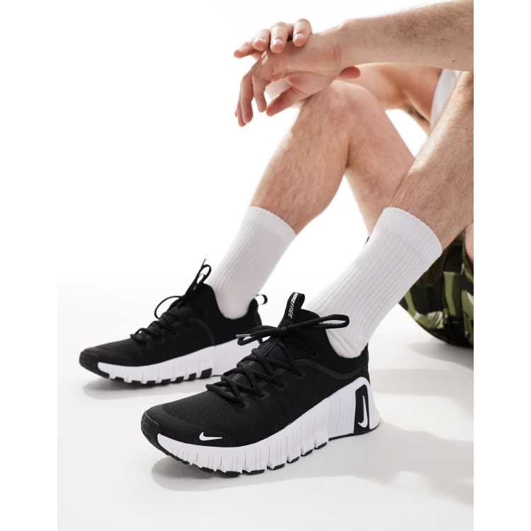 【NIKE】 ナイキ FREE METCON 6 BLACK/WHITE 国内発送 Nike Free Metcon 6 