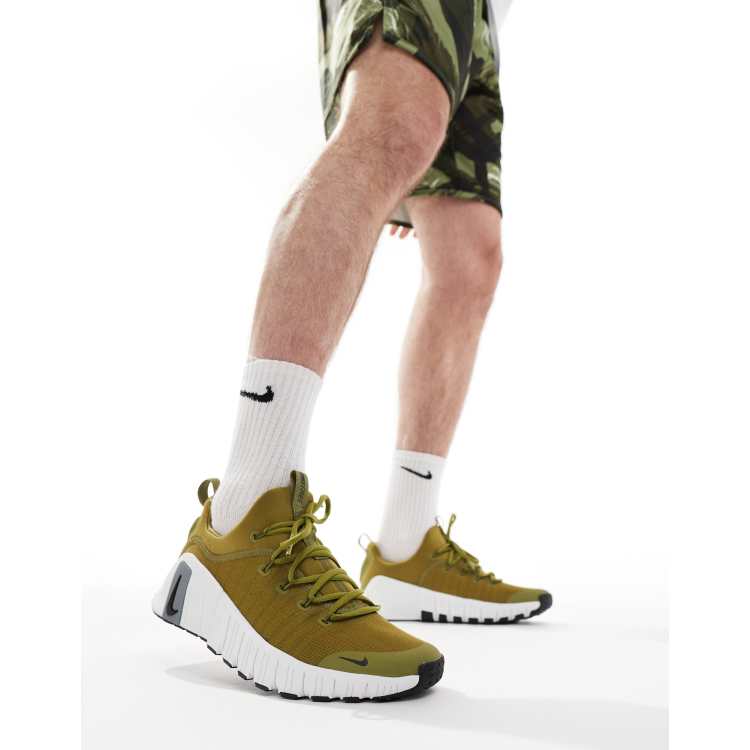 Nike Training Free Metcon 6 sneakers in khaki ASOS