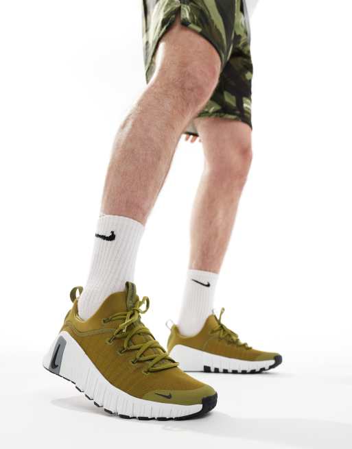 Nike Training Free Metcon 6 sneakers in khaki