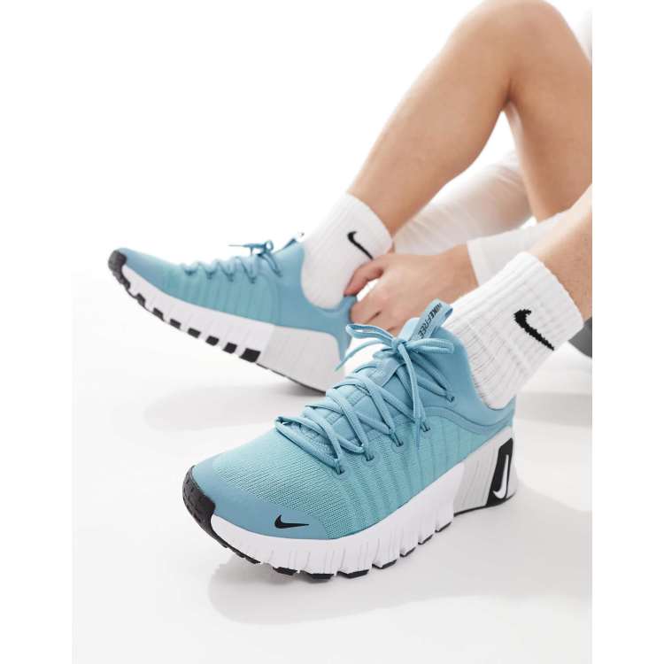 Nike Free Metcon 6 Denim Turquoise and White Athletic Shoes Men’s size 10.5 New Nike Free Metcon 6 Denim Turquoise White Men main image 4