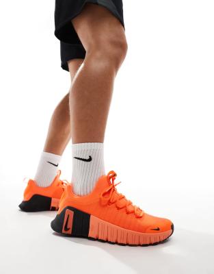 Nike Training Nike Training Free Metcon 6 trainers in orange-Red