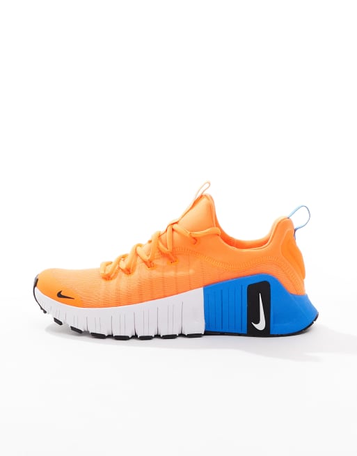 Nike Training Free Metcon 6 trainers in orange, 3 of 5