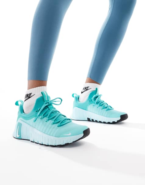 Nike Training Free Metcon 6 trainers in turquoise - view 1