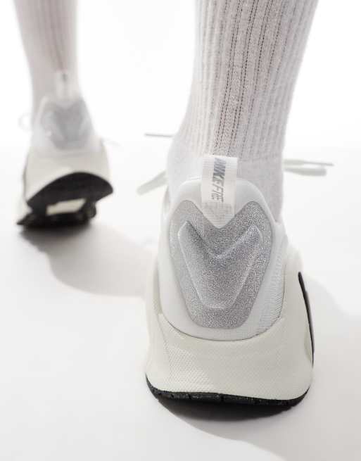 Nike Training Free Metcon trainers in white and glitter ASOS