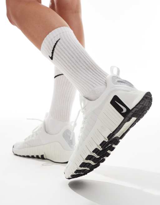 Nike Metcon All White Nike Training Free Metcon Trainers In White
