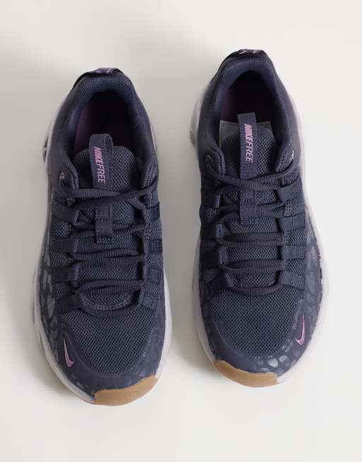 Nike Training Free Metcon 7 sneakers con stampa leopardata nera, 2 di 5