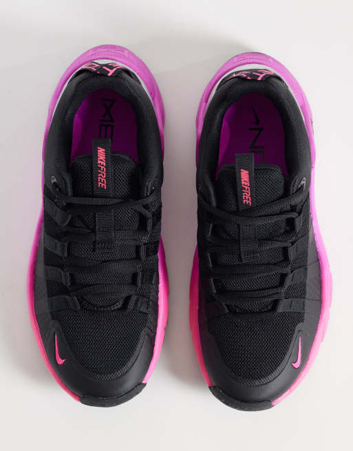 Nike Training Free Metcon 7 Sneakers in black and pink ombre, 2 of 5