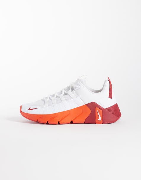 Nike Training Free Metcon 7 sneakers in white and red - view 1