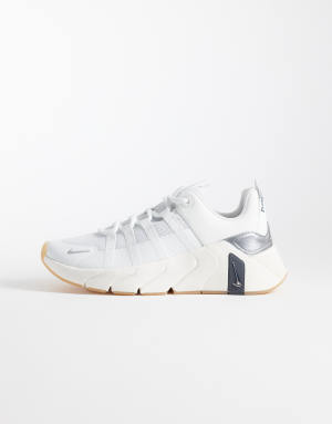 Nike Training Free Metcon 7 trainers in white and silver