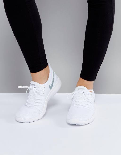 Nike free on sale tr7 blanche