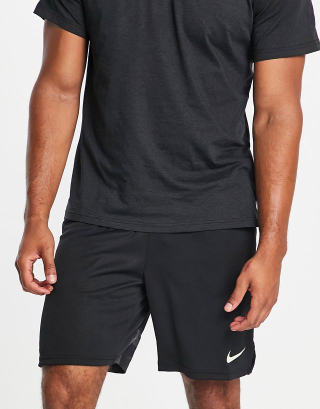 Nike Training Glitch Camo Dri-FIT knitted 6.0 shorts in black