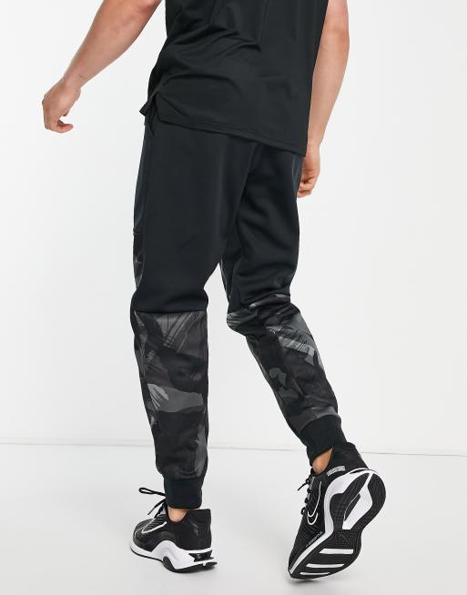 Nike Training Glitch Camo Dri FIT tapered joggers in black ASOS