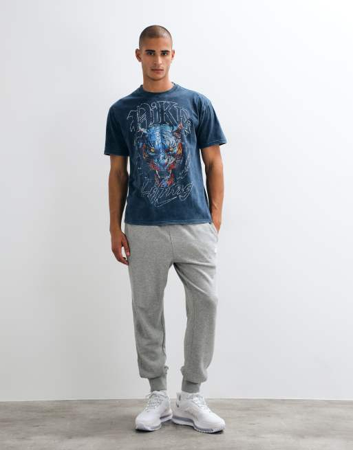 Nike Training graphic culture t-shirt in blue, 2 of 5