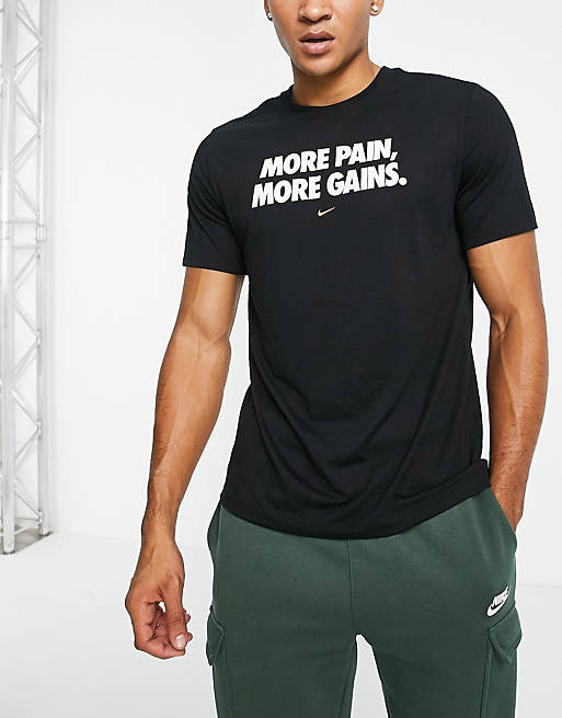 T-Shirts & Vests Nike Training graphic t-shirt in black 