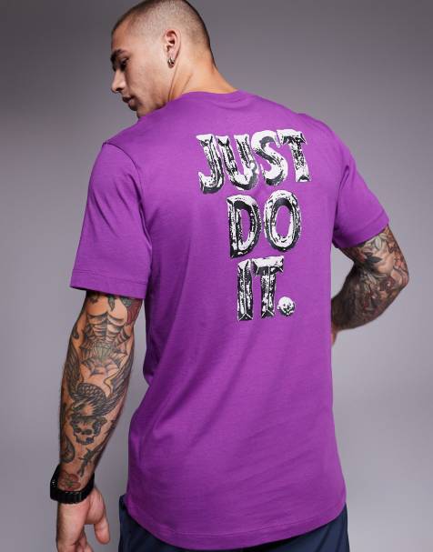 Nike Training graphic t-shirt in purple - view 1