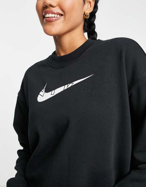 Nike Training GRX Oversized crew sweat in black ASOS