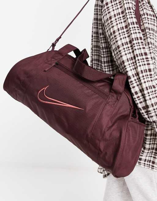 Burgundy nike hotsell duffel bag