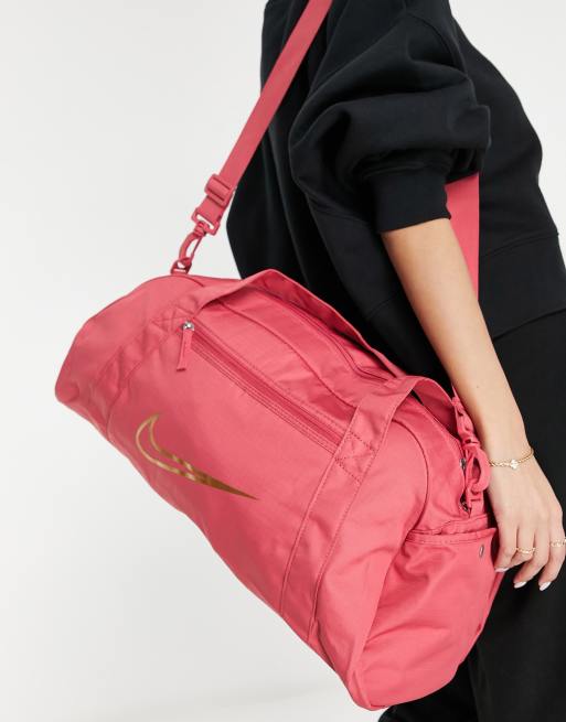 Pink nike duffle clearance bag