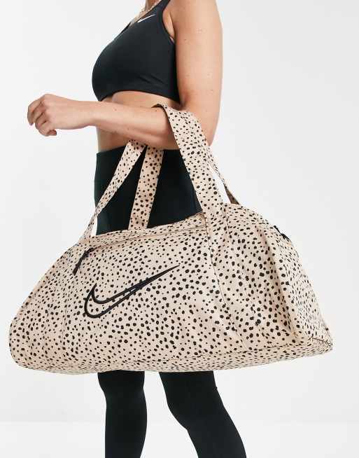 Animal print store gym bag