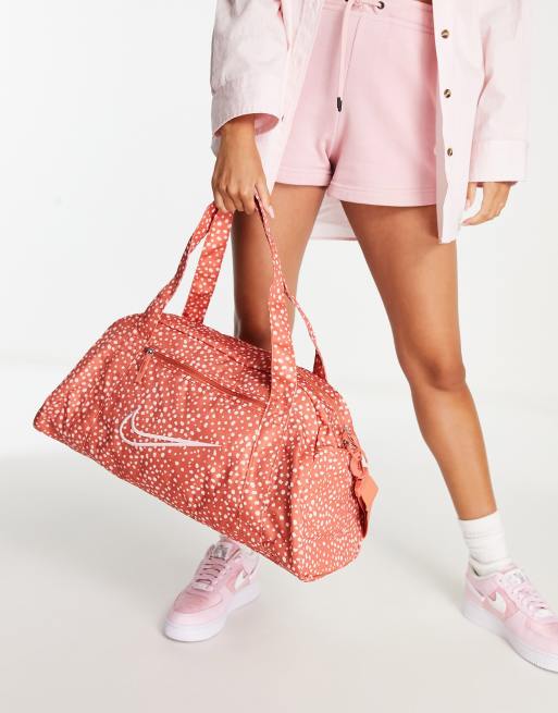 Pink nike clearance holdall