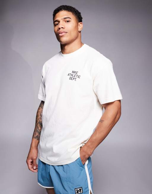 Nike Training Gym Culture backprint t-shirt in off white | ASOS