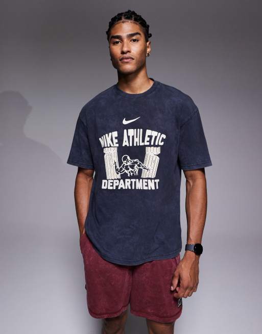 Nike Training - Gym Heritage - T-shirt à imprimé graphique - Noir