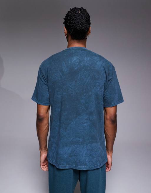Nike Training - Gym Heritage - T-shirt blu con grafica, 3 di 5