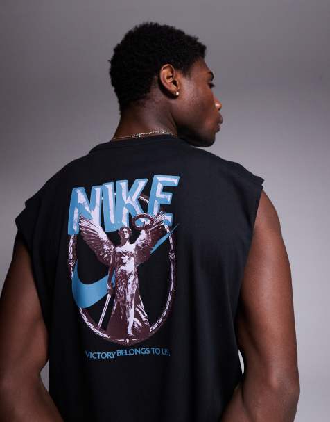 Nike Training Gym Life graphic vest in black - view 1