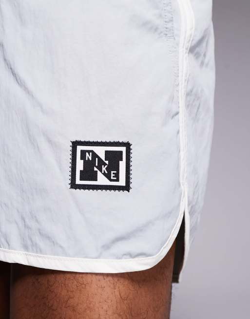 Nike Training Heritage 5 inch shorts in gray