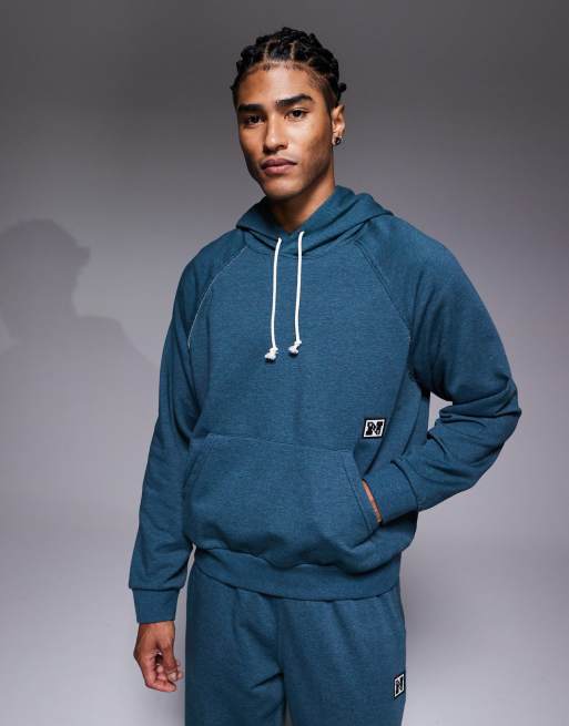 Nike Training Heritage Dri-FIT hoodie in blue, 3 of 5