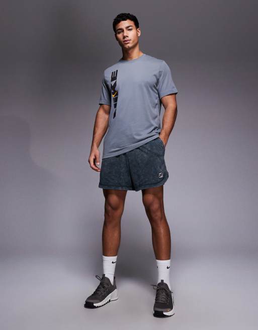 Nike Training - Heritage - Dri-FIT - Short in donkergrijs, 5 van 5
