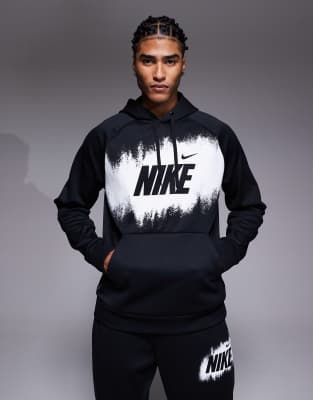Nike Training Nike Training Heritage graphic hoodie in black