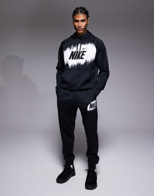 Nike Training Heritage graphic hoodie in black, 2 of 5